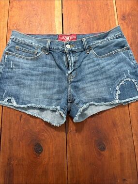 Lucky Brand Distressed Blue Denim Cutoff Shorts